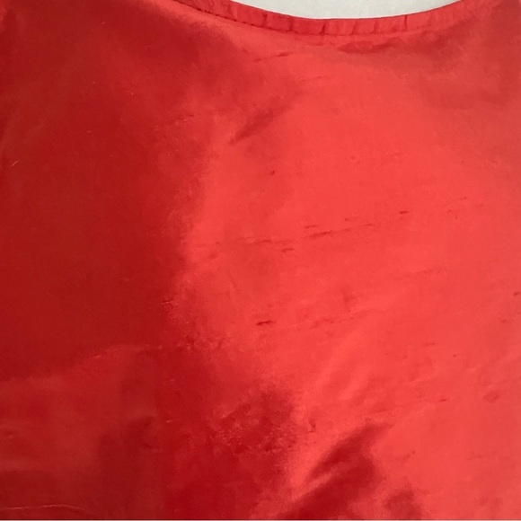 Vintage🖌️ Nira Nira Silk Pant Set L Magenta Orange 3 Pc Art to Wear Made in USA - Picture 8 of 12